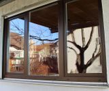3-teiliges Fenster Eiche rustikal